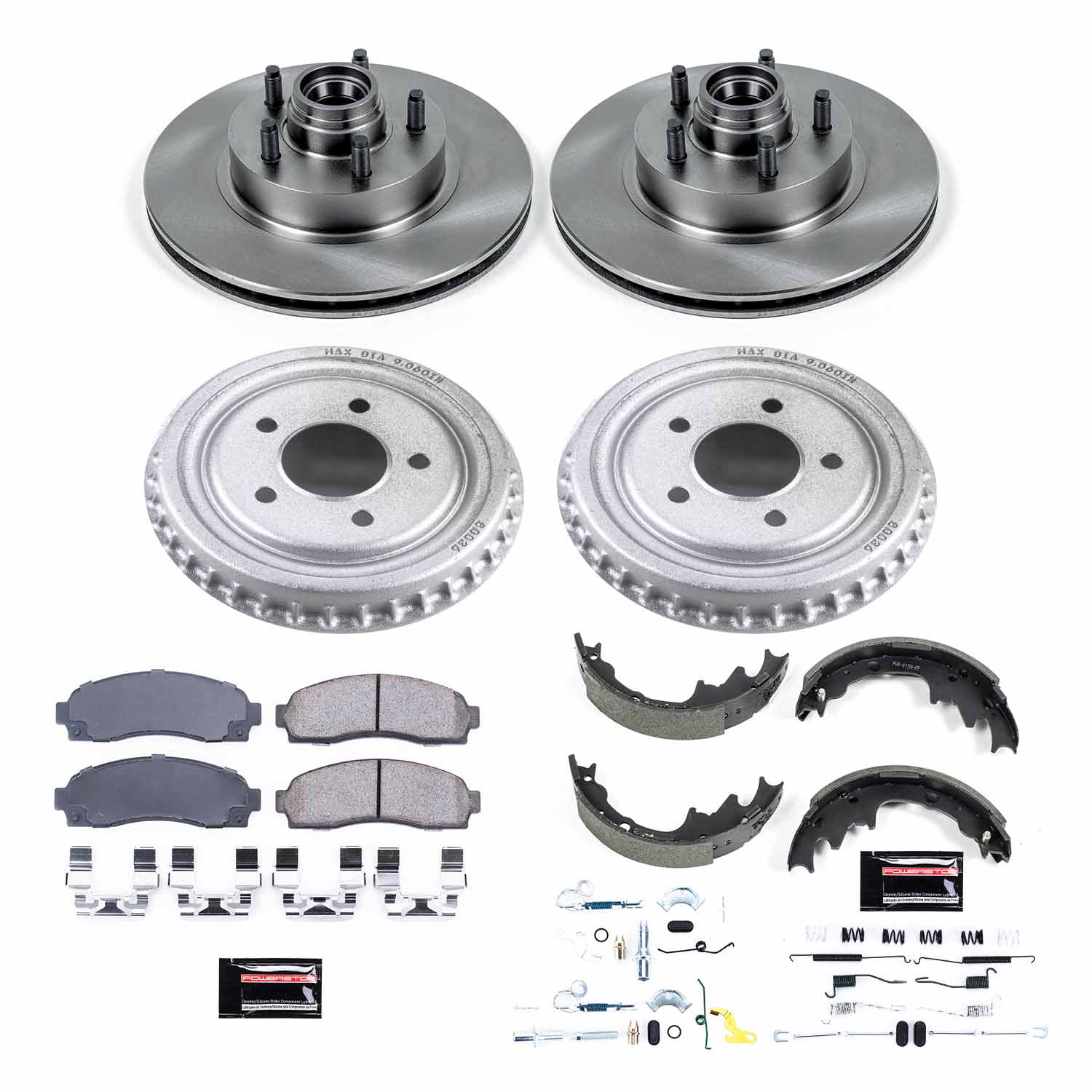 Power Stop KOE15154DK Autospecialty 1-Click Daily Driver Front And Rear Brake Kit for 2003-2009 Ford Ranger Edge product image