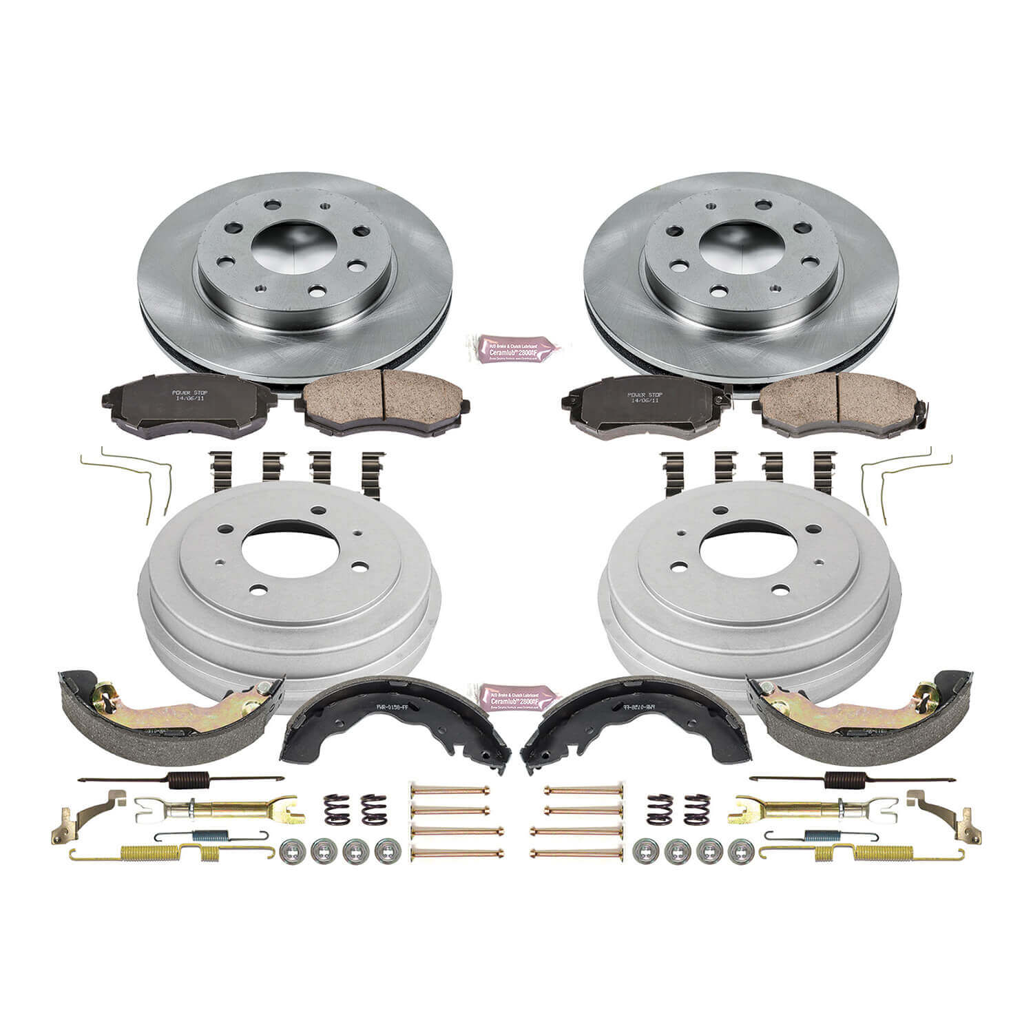 Power Stop KOE15158DK Autospecialty 1-Click Daily Driver Front And Rear Brake Kit for 2005-2006 Hyundai Elantra product image