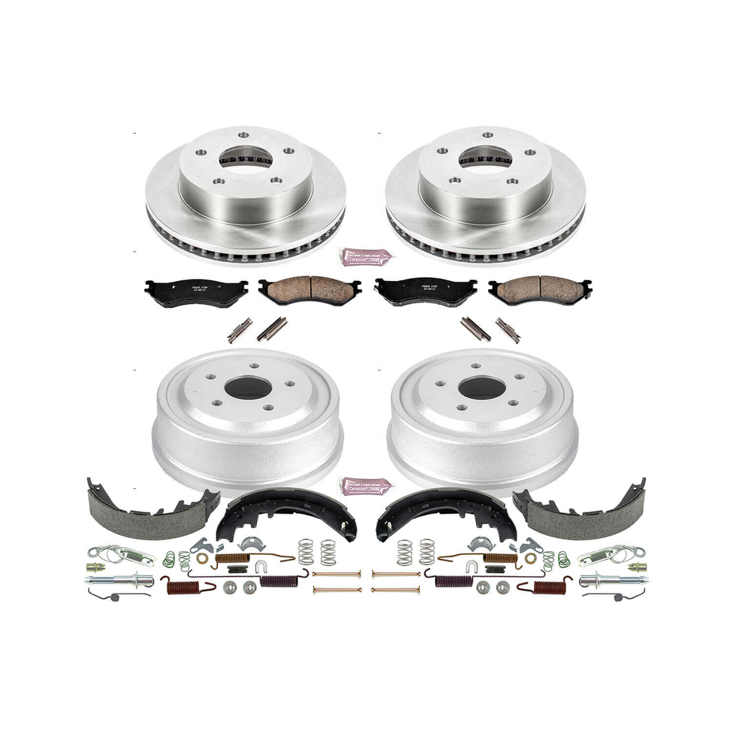 Power Stop KOE15165DK Autospecialty 1-Click Daily Driver Front And Rear Brake Kit for 2000-2001 Dodge Ram 1500 product image