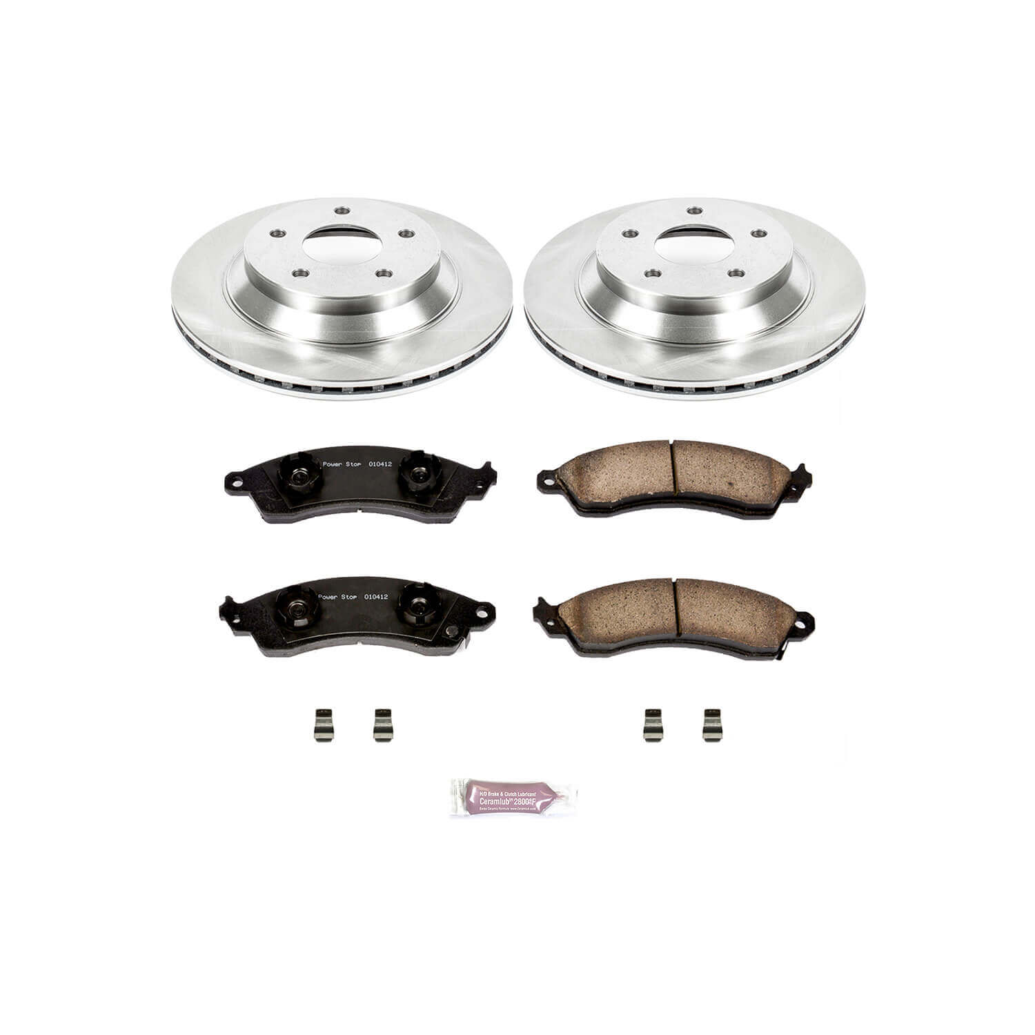 Power Stop KOE1517 Autospecialty - 1-Click Daily Driver Brake Kits (Front) for 1988-1995 Chevrolet Corvette product image