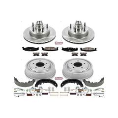 Power Stop KOE15170DK Autospecialty 1-Click Daily Driver Front And Rear Brake Kit for 1997-2000 Ford E-150 Econoline product image