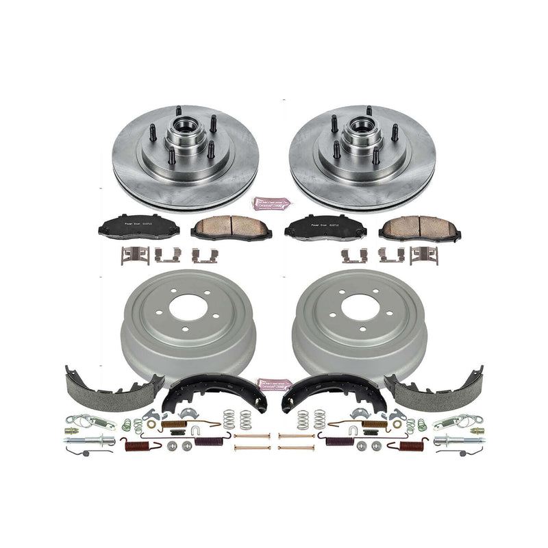 Power Stop KOE15175DK Autospecialty 1-Click Daily Driver Front And Rear Brake Kit for 1997-2000 Ford F-150 product image