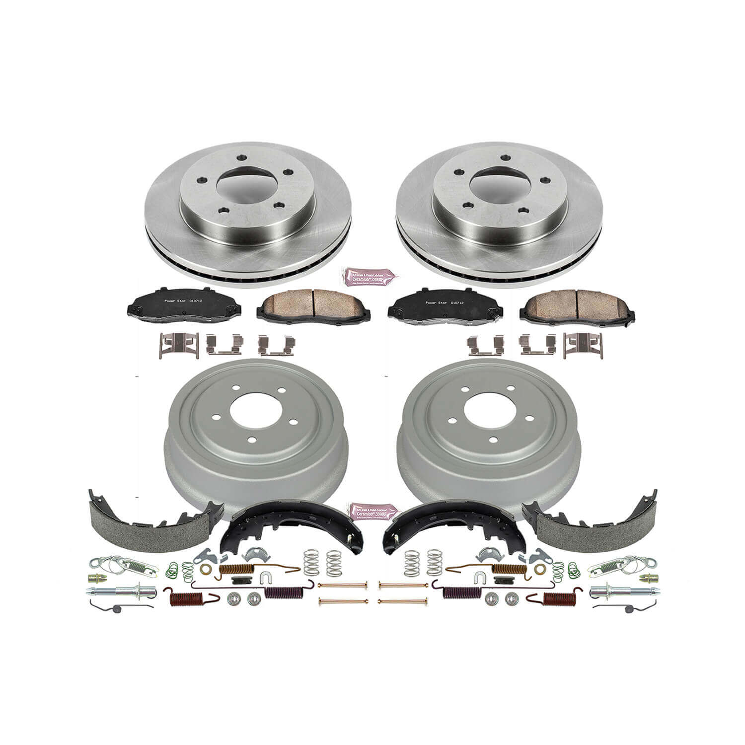 Power Stop KOE15177DK Autospecialty 1-Click Daily Driver Front And Rear Brake Kit for 1997-2002 Ford F-150 product image