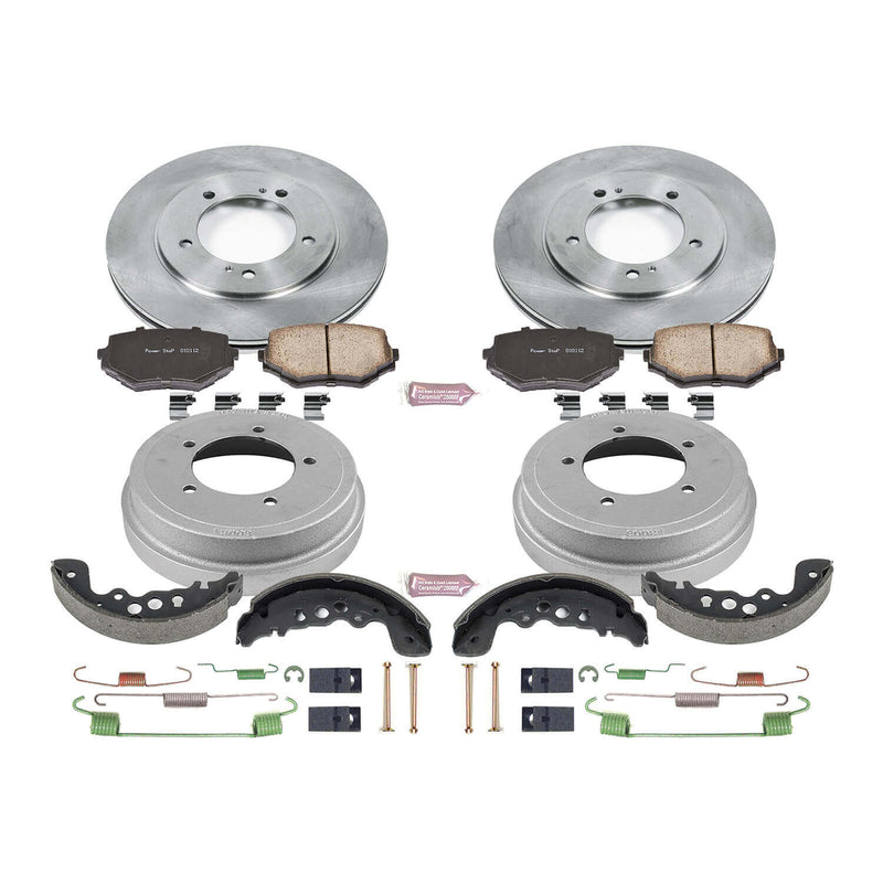 Power Stop KOE15185DK Autospecialty 1-Click Daily Driver Front And Rear Brake Kit for 2000-2005 Suzuki Grand Vitara product image
