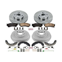 Power Stop KOE15189DK Autospecialty 1-Click Daily Driver Front And Rear Brake Kit for 2001-2003 Mazda Protege product image