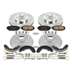 Power Stop KOE15190DK Autospecialty 1-Click Daily Driver Front And Rear Brake Kit for 1999-2001 Honda Odyssey product image