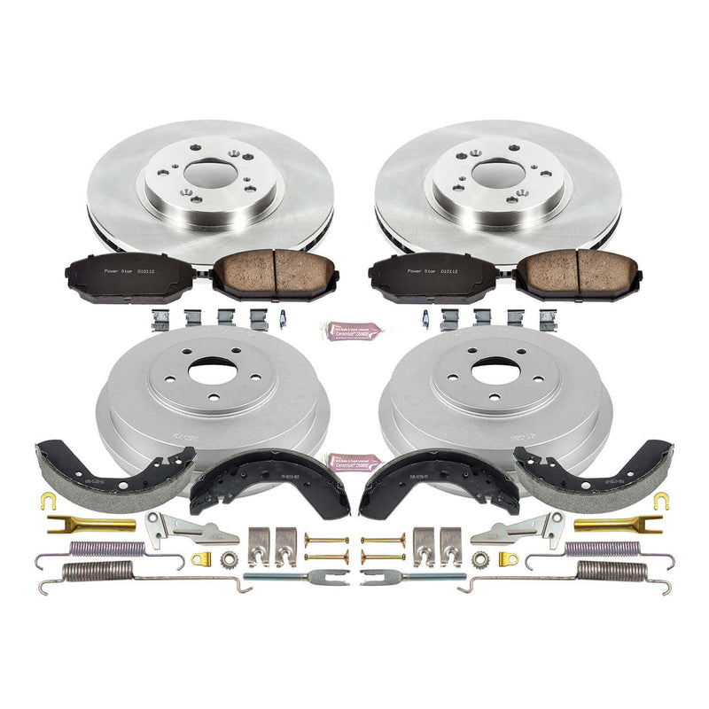 Power Stop KOE15190DK Autospecialty 1-Click Daily Driver Front And Rear Brake Kit for 1999-2001 Honda Odyssey product image