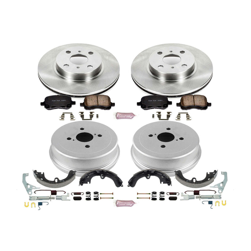 Power Stop KOE15197DK Autospecialty 1-Click Daily Driver Front And Rear Brake Kit for 2000-2002 Toyota Corolla product image