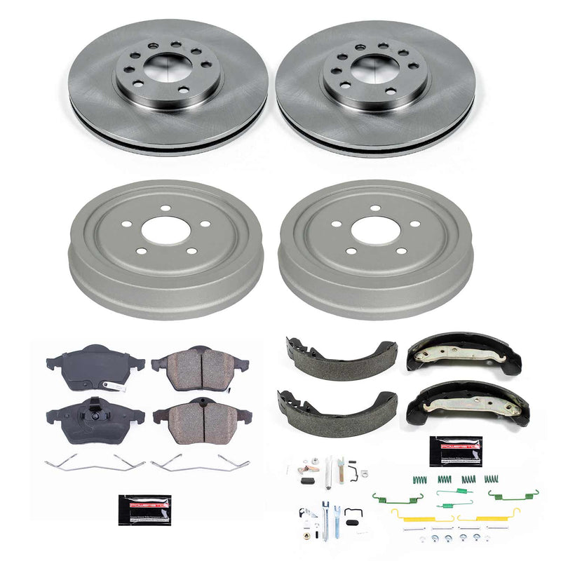 Power Stop KOE15198DK Autospecialty 1-Click Daily Driver Front And Rear Brake Kit for 2000-2003 Saturn L100 product image