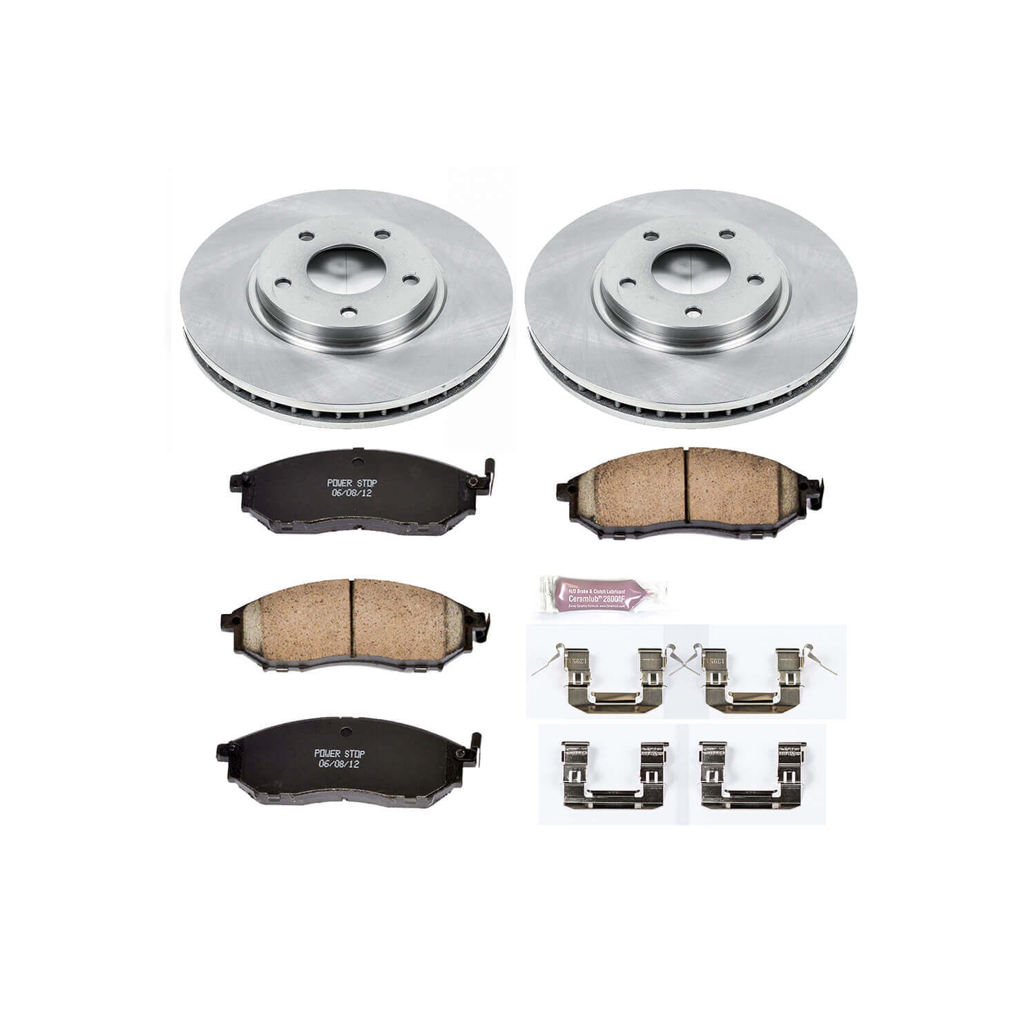 Power Stop KOE152 Autospecialty - 1-Click Daily Driver Brake Kits (Front) for 2002-2006 Infiniti M45 product image