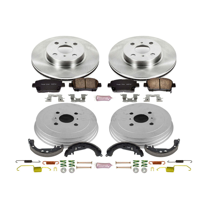 Power Stop KOE15201DK Autospecialty 1-Click Daily Driver Front And Rear Brake Kit for 2001-2003 Toyota Prius product image