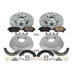 Power Stop KOE15204DK Autospecialty 1-Click Daily Driver Front And Rear Brake Kit for 2001-2005 Toyota Echo product image