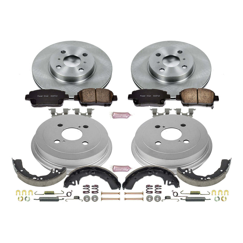 Power Stop KOE15204DK Autospecialty 1-Click Daily Driver Front And Rear Brake Kit for 2001-2005 Toyota Echo product image