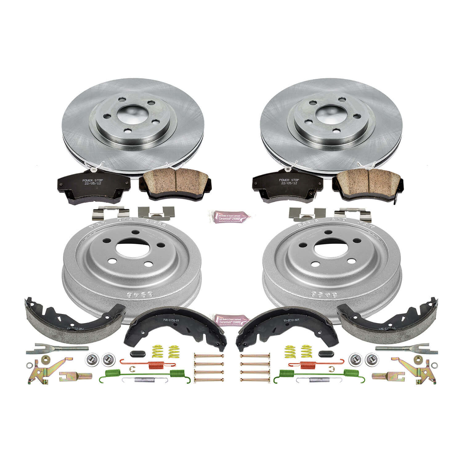 Power Stop KOE15208DK Autospecialty 1-Click Daily Driver Front And Rear Brake Kit for 2001-2003 Chrysler PT Cruiser product image
