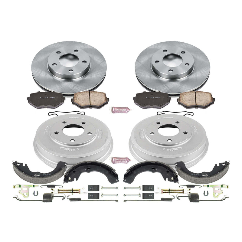Power Stop KOE15209DK Autospecialty 1-Click Daily Driver Front And Rear Brake Kit for 2001-2007 Ford Escape product image