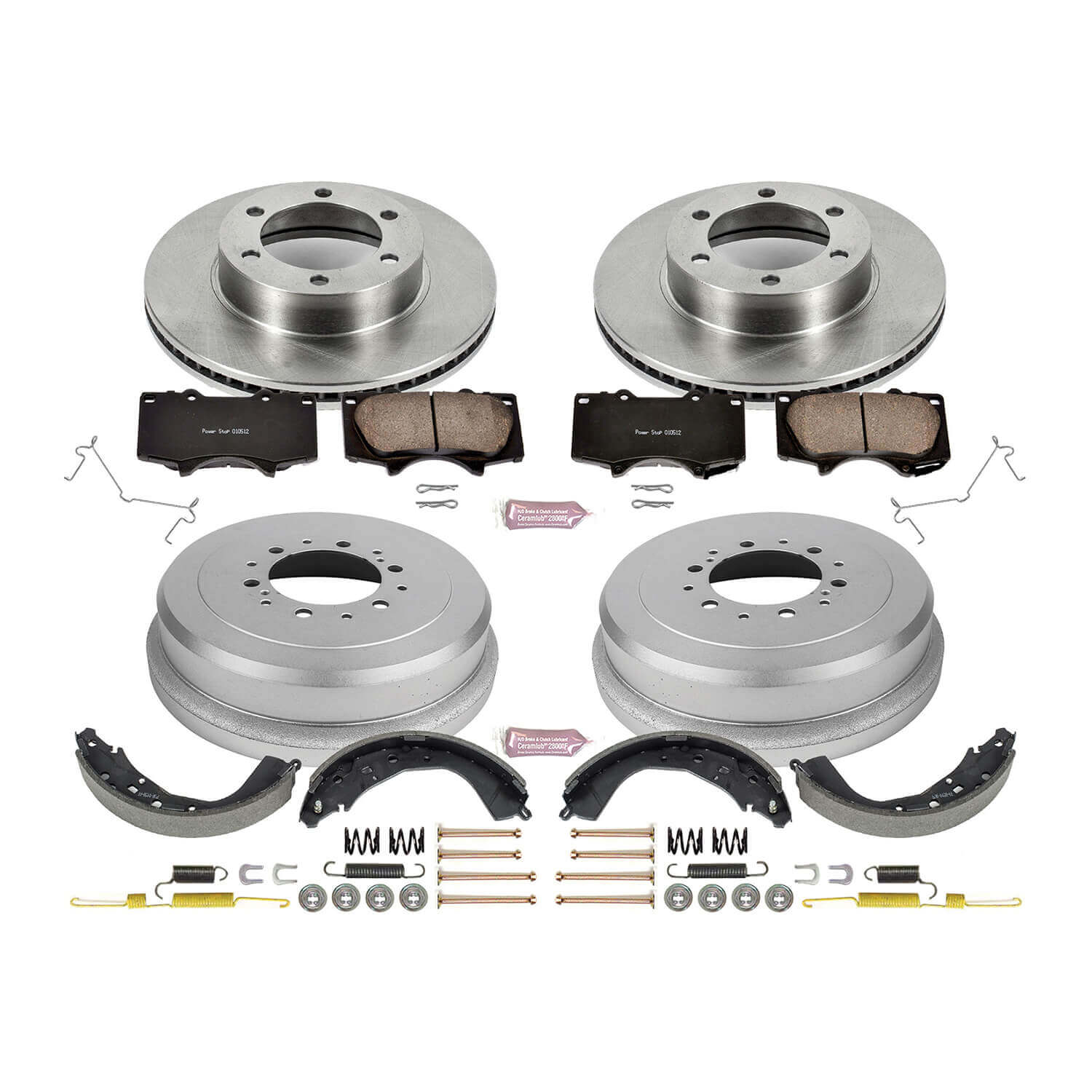 Power Stop KOE15214DK Autospecialty 1-Click Daily Driver Front And Rear Brake Kit for 2003-2006 Toyota Tundra product image
