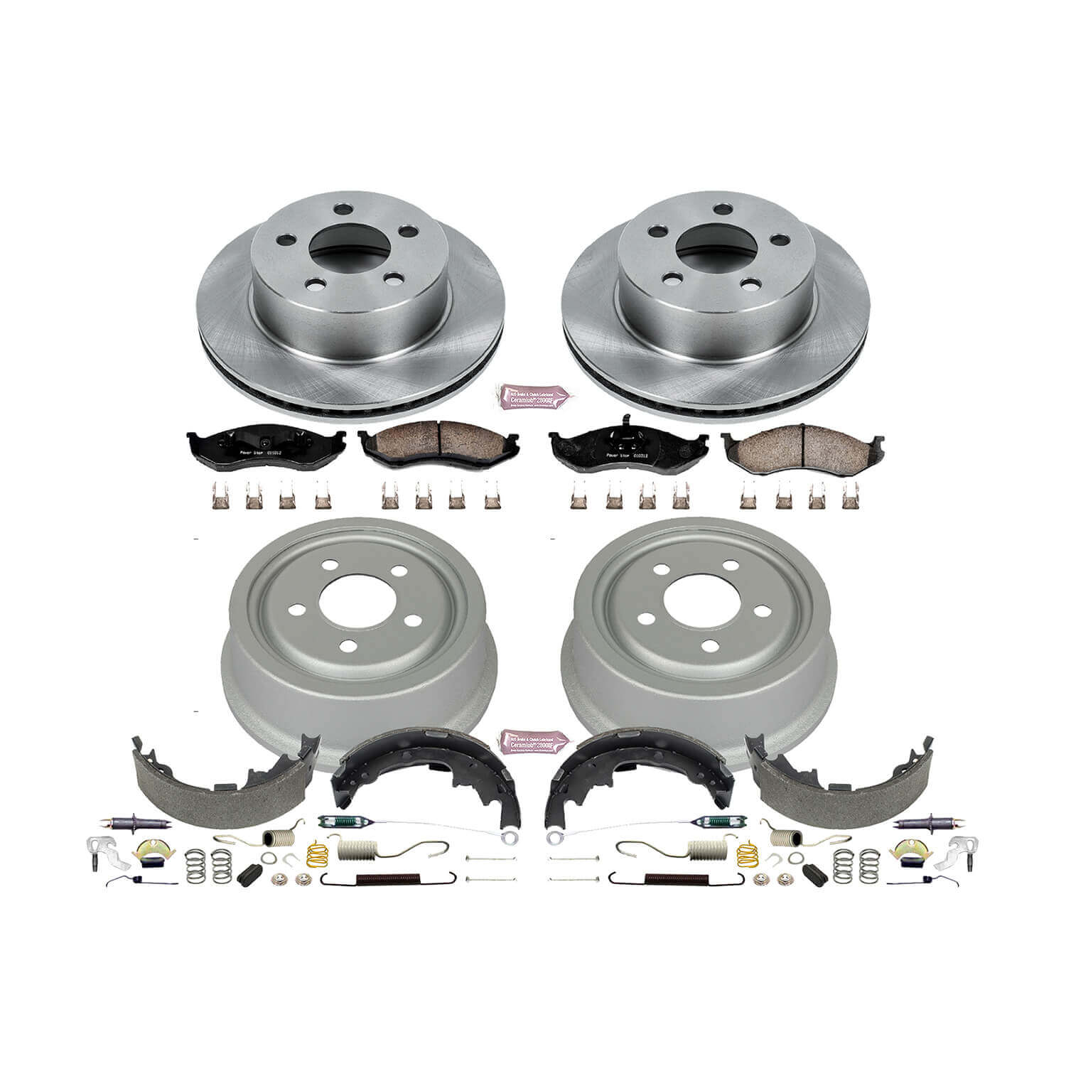 Power Stop KOE15215DK Autospecialty 1-Click Daily Driver Front And Rear Brake Kit for 2001-2006 Jeep Wrangler product image