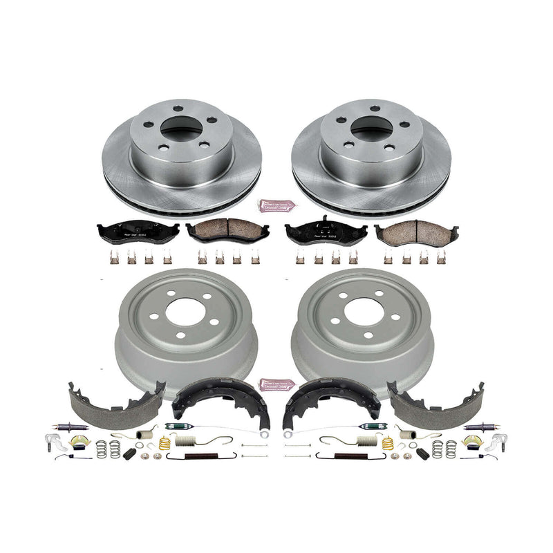 Power Stop KOE15215DK Autospecialty 1-Click Daily Driver Front And Rear Brake Kit for 2001-2006 Jeep Wrangler product image