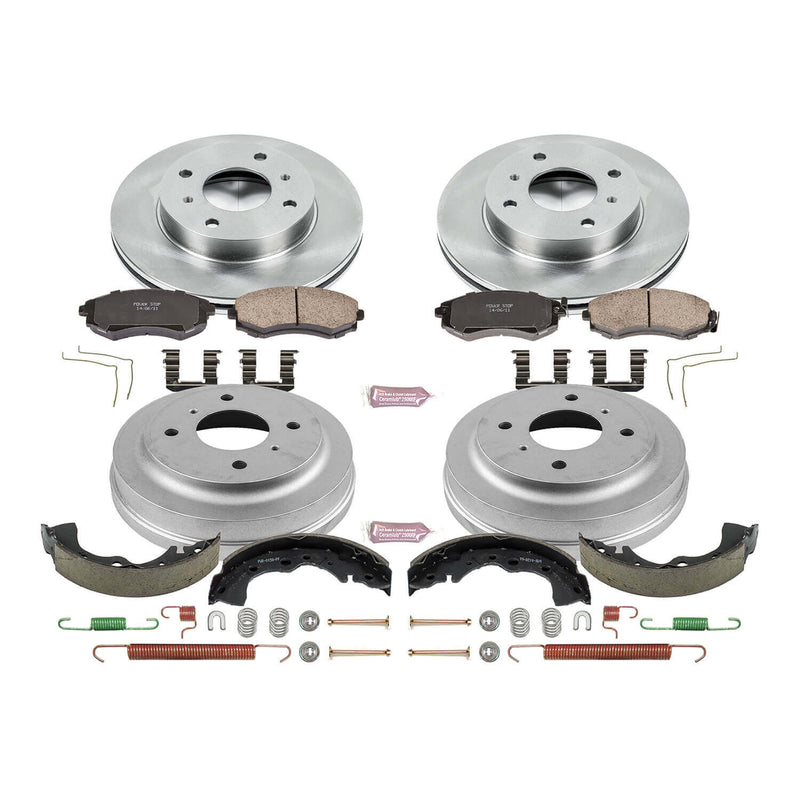 Power Stop KOE15217DK Autospecialty 1-Click Daily Driver Front And Rear Brake Kit for 2002-2006 Nissan Sentra product image