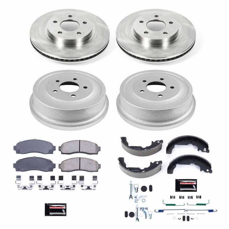 Power Stop KOE15219DK Autospecialty 1-Click Daily Driver Front And Rear Brake Kit for 2002-2007 Saturn Vue product image