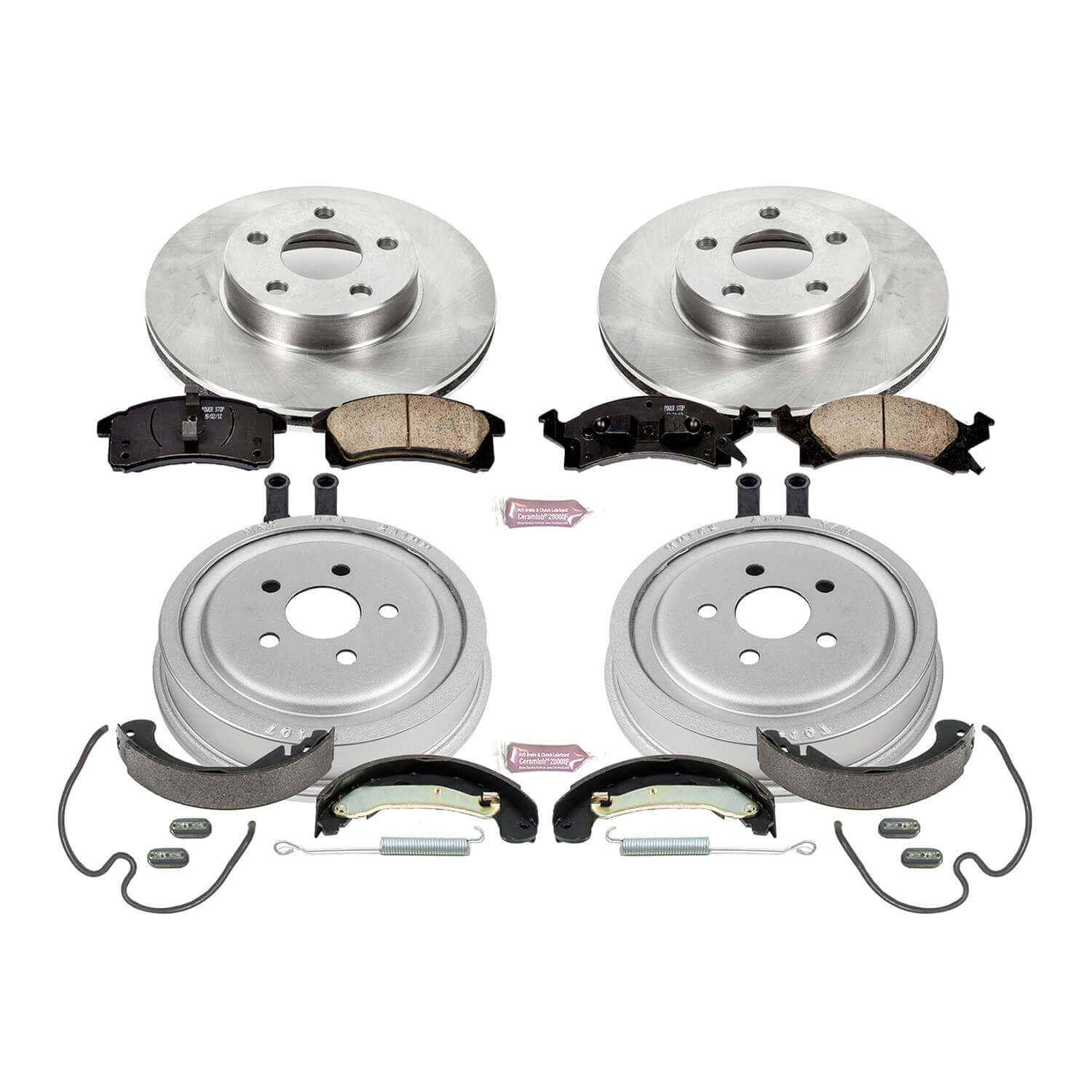 Power Stop KOE15221DK Autospecialty 1-Click Daily Driver Front And Rear Brake Kit for 2003-2005 Chevrolet Cavalier product image
