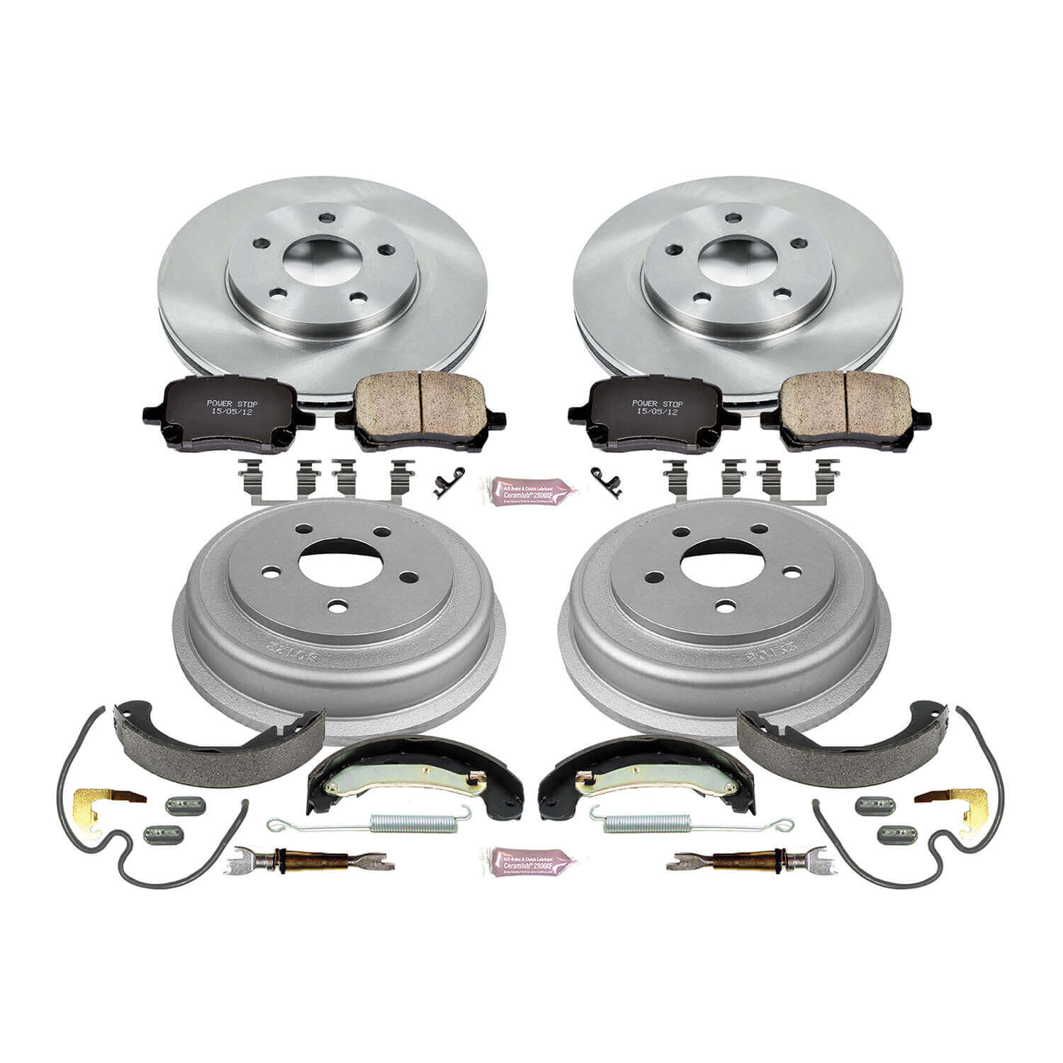 Power Stop KOE15222DK Autospecialty 1-Click Daily Driver Front And Rear Brake Kit for 2006-2007 Chevrolet Hhr product image