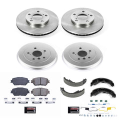 Power Stop KOE15228DK Autospecialty 1-Click Daily Driver Front And Rear Brake Kit for 2005-2006 Toyota Camry product image