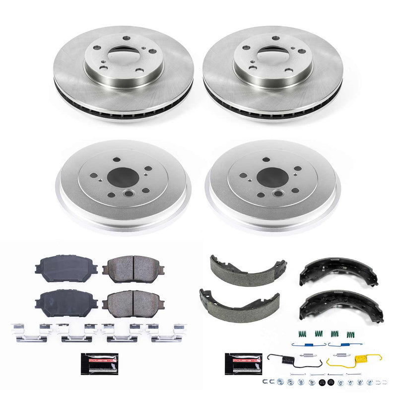 Power Stop KOE15228DK Autospecialty 1-Click Daily Driver Front And Rear Brake Kit for 2005-2006 Toyota Camry product image