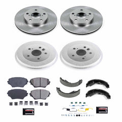 Power Stop KOE15229DK Autospecialty 1-Click Daily Driver Front And Rear Brake Kit for 2003 Toyota RAV4 product image