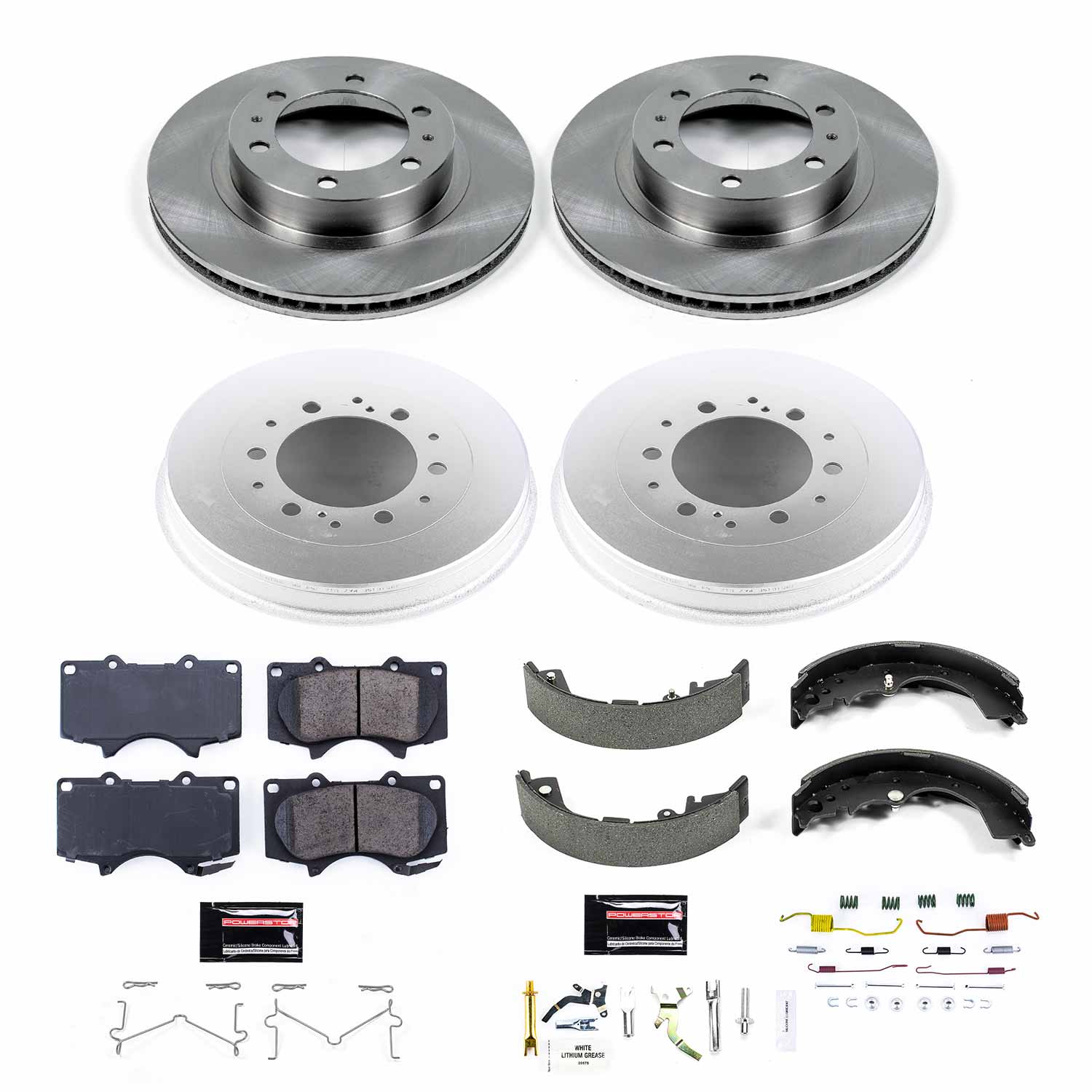 Power Stop KOE15231DK Autospecialty 1-Click Daily Driver Front And Rear Brake Kit for 2005-2022 Toyota Tacoma product image