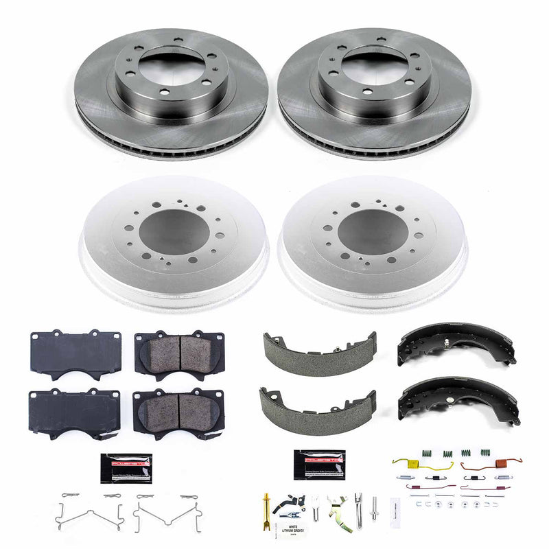 Power Stop KOE15231DK Autospecialty 1-Click Daily Driver Front And Rear Brake Kit for 2005-2022 Toyota Tacoma product image