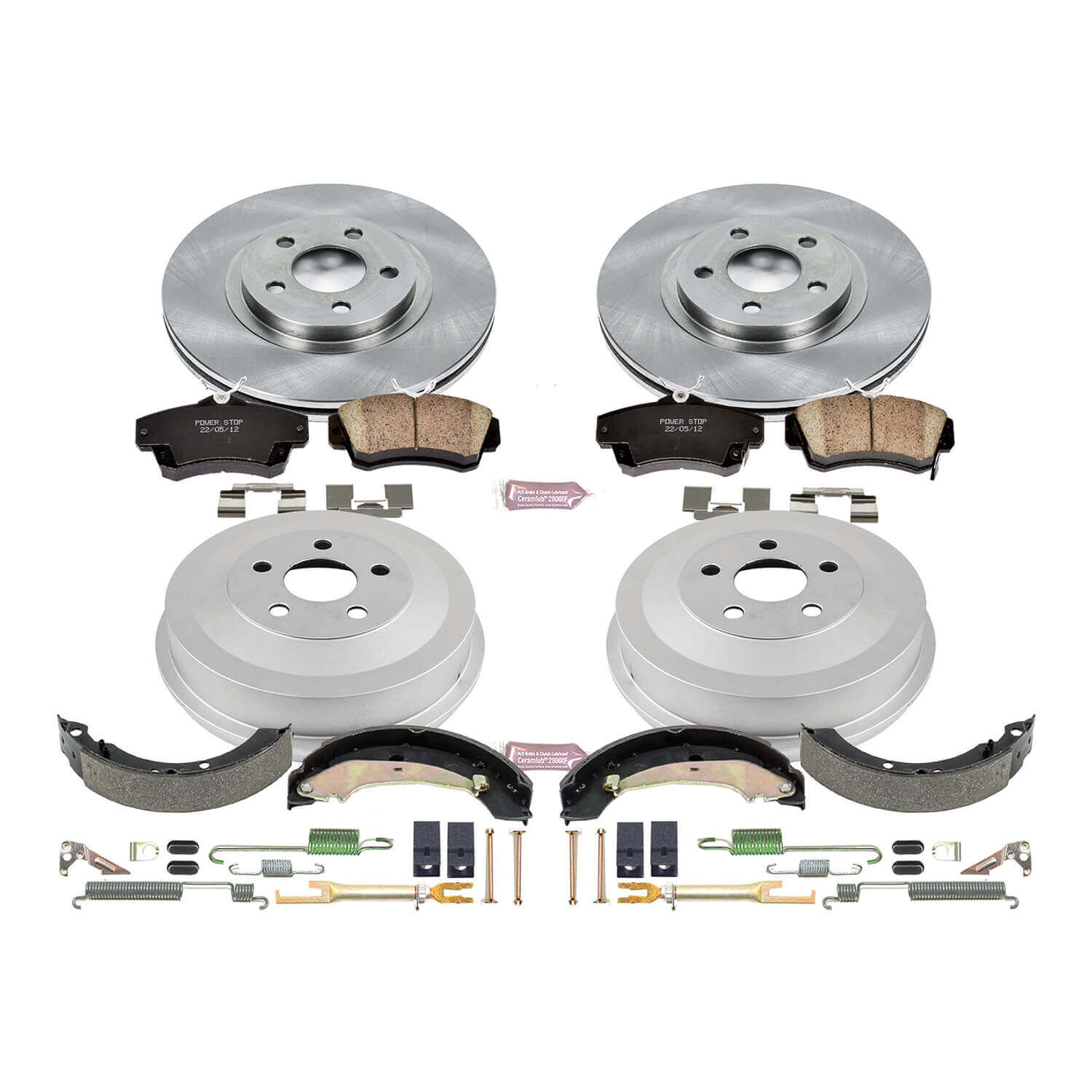 Power Stop KOE15232DK Autospecialty 1-Click Daily Driver Front And Rear Brake Kit for 2004-2009 Chrysler PT Cruiser product image