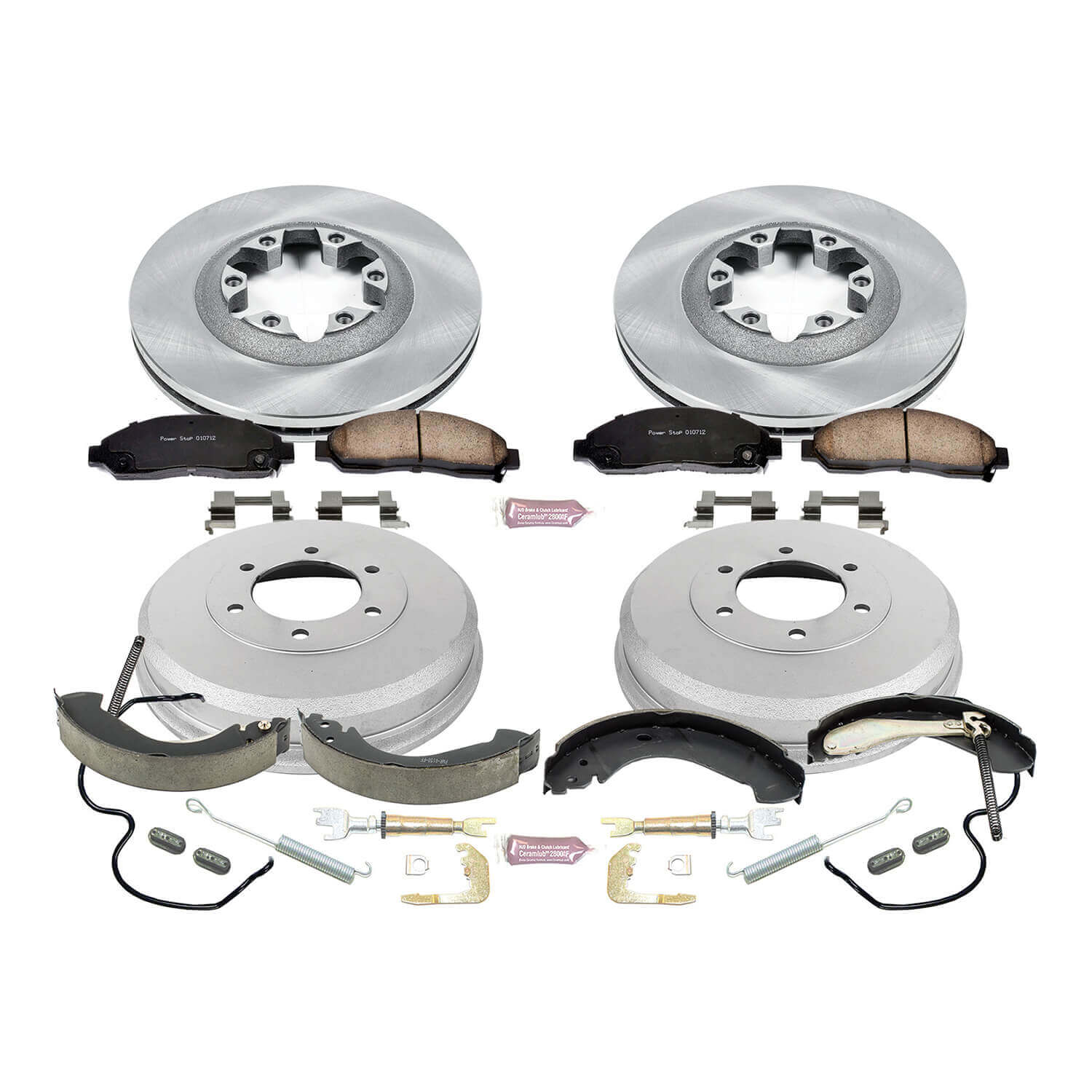 Power Stop KOE15236DK Autospecialty 1-Click Daily Driver Front And Rear Brake Kit for 2004-2008 Chevrolet Colorado product image