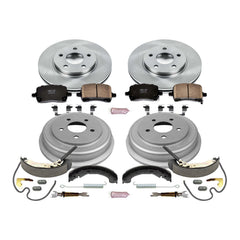 Power Stop KOE15239DK Autospecialty 1-Click Daily Driver Front And Rear Brake Kit for 2004-2007 Chevrolet Malibu product image