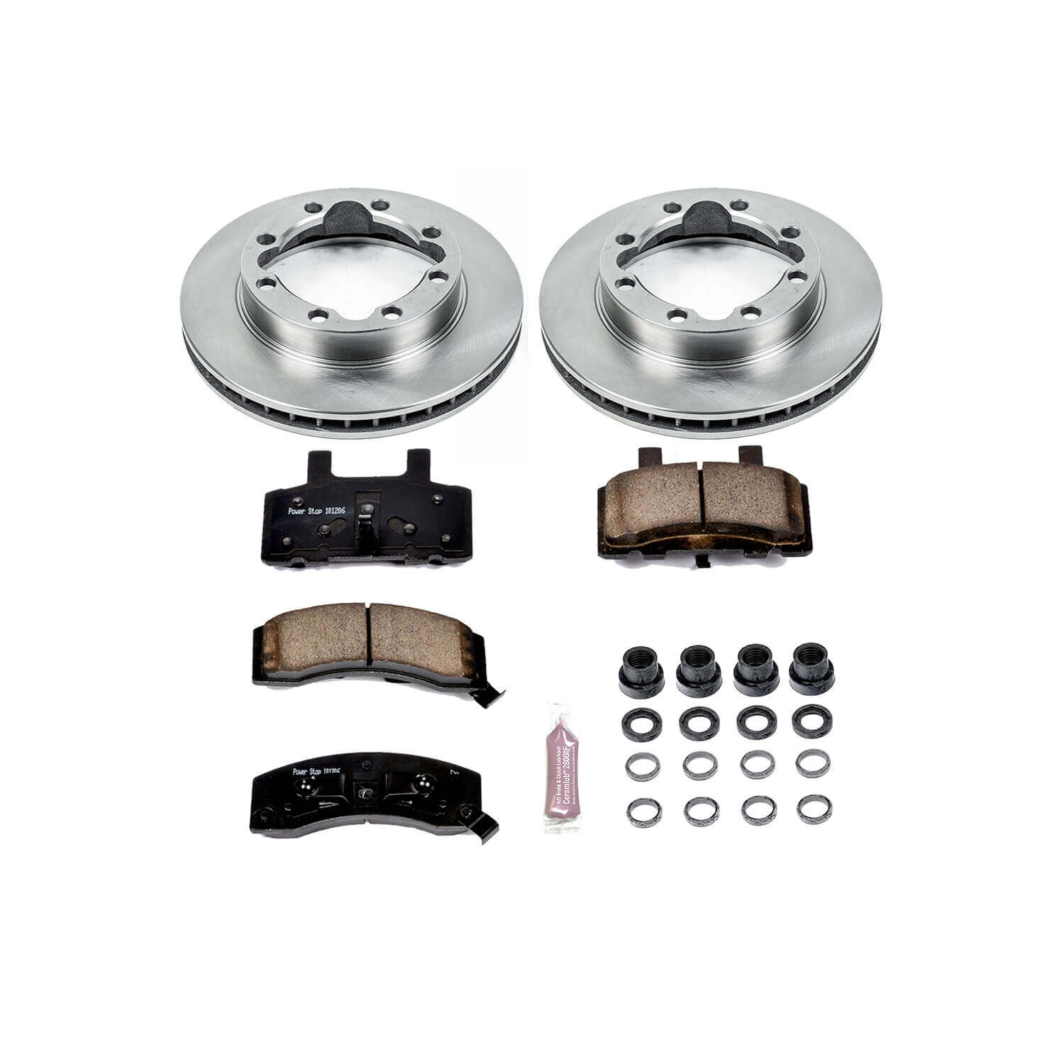 Power Stop KOE1524 Autospecialty - 1-Click Daily Driver Brake Kits (Front) for 1988-2000 Chevrolet K1500 Suburban product image