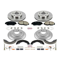 Power Stop KOE15242DK Autospecialty 1-Click Daily Driver Front And Rear Brake Kit for 2012-2015 Honda Civic product image