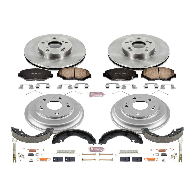 Power Stop KOE15243DK Autospecialty 1-Click Daily Driver Front And Rear Brake Kit for 2013-2015 Honda Civic product image
