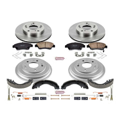 Power Stop KOE15244DK Autospecialty 1-Click Daily Driver Front And Rear Brake Kit for 2013-2015 Honda Civic product image