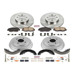 Power Stop KOE15247DK Autospecialty 1-Click Daily Driver Front And Rear Brake Kit for 2010-2014 Honda Insight product image