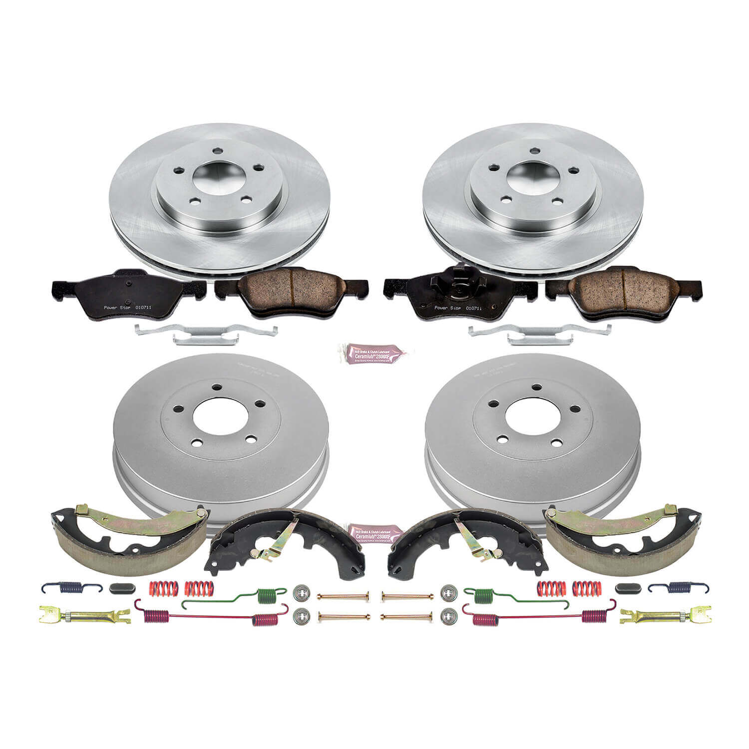 Power Stop KOE15255DK Autospecialty 1-Click Daily Driver Front And Rear Brake Kit for 2008-2011 Ford Escape product image