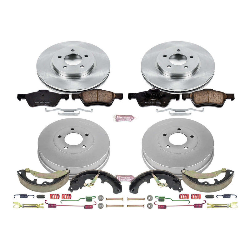Power Stop KOE15255DK Autospecialty 1-Click Daily Driver Front And Rear Brake Kit for 2008-2011 Ford Escape product image