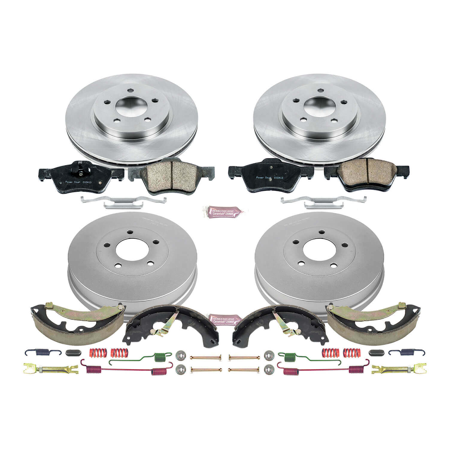 Power Stop KOE15257DK Autospecialty 1-Click Daily Driver Front And Rear Brake Kit for 2010-2012 Ford Escape product image