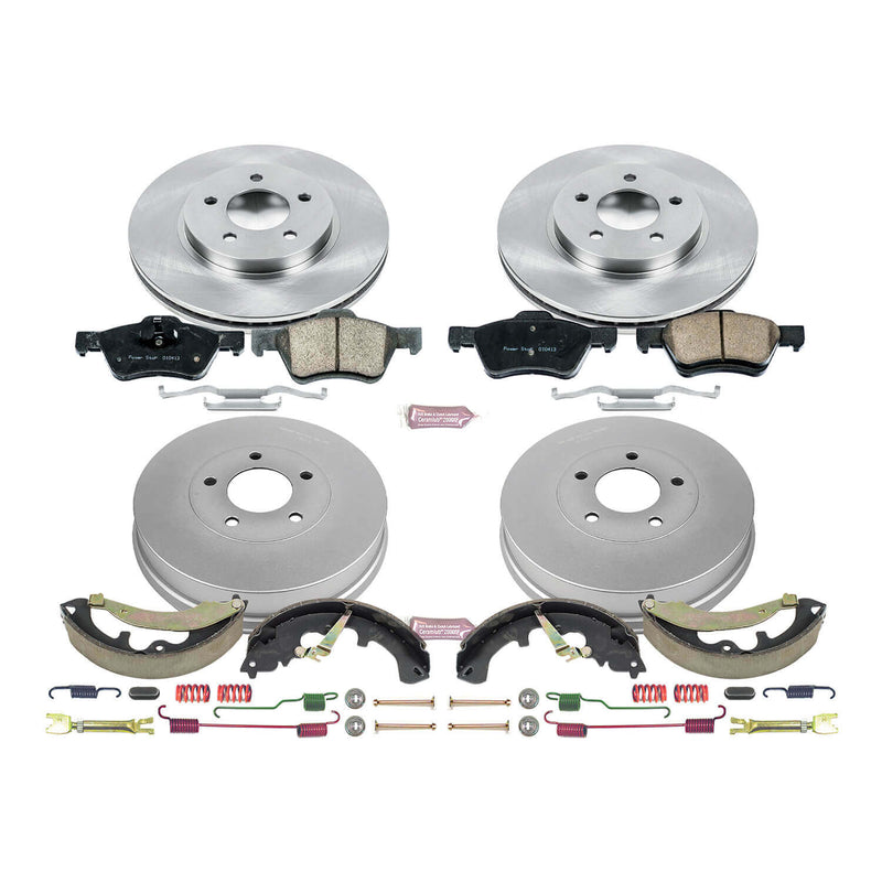 Power Stop KOE15257DK Autospecialty 1-Click Daily Driver Front And Rear Brake Kit for 2010-2012 Ford Escape product image