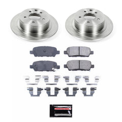 Power Stop KOE15259DK - Front And Rear Autospecialty 1-Click OE Replacement Pad And Rotor Kit With Drum And Brake Shoes vehicle fitment brake part