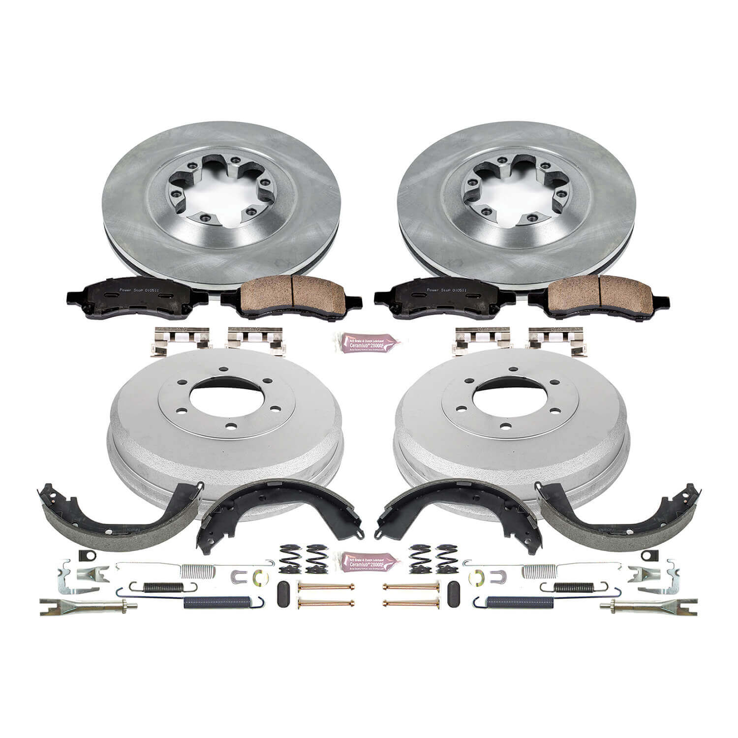 Power Stop KOE15262DK Autospecialty 1-Click Daily Driver Front And Rear Brake Kit for 2009-2012 Chevrolet Colorado product image