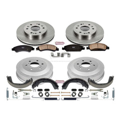 Power Stop KOE15263DK Autospecialty 1-Click Daily Driver Front And Rear Brake Kit for 2009-2013 Chevrolet Silverado 1500 product image