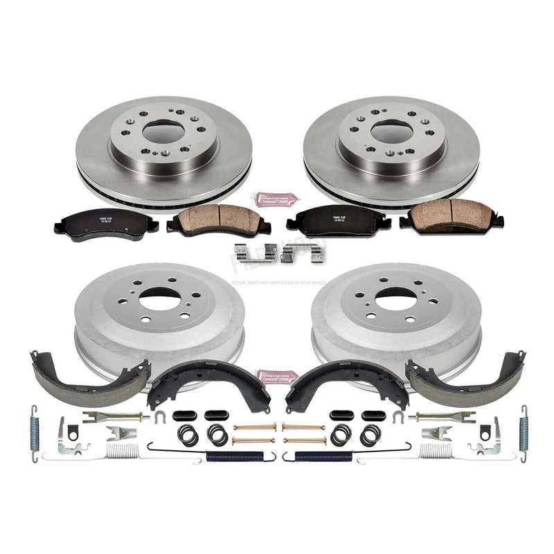 Power Stop KOE15263DK Autospecialty 1-Click Daily Driver Front And Rear Brake Kit for 2009-2013 Chevrolet Silverado 1500 product image