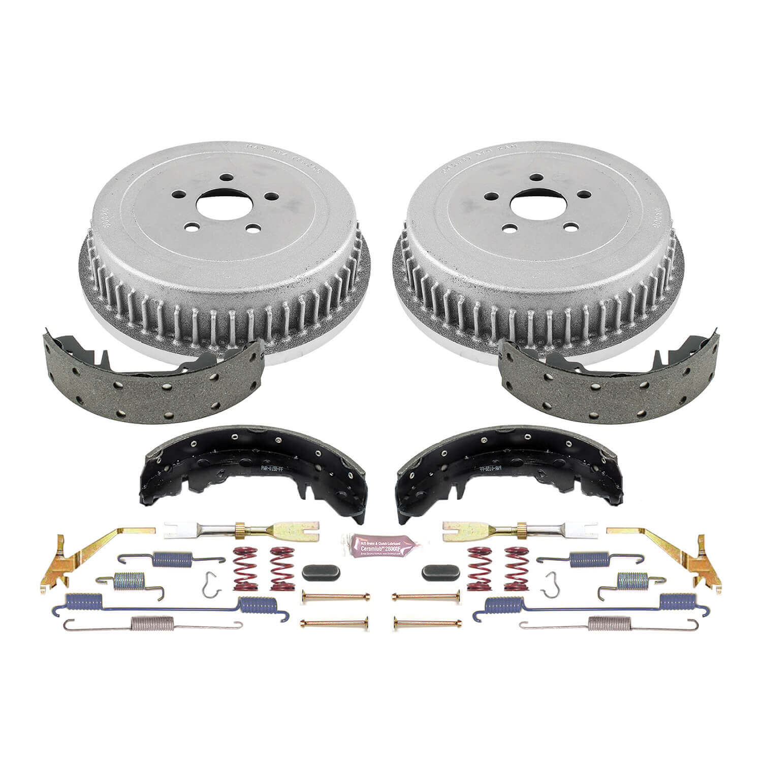 Power Stop KOE15266DK 1-Click Daily Driver Rear Drum And Shoe Kit for 1996-2000 Chrysler Grand Voyager product image