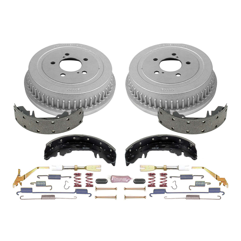 Power Stop KOE15267DK 1-Click Daily Driver Rear Drum And Shoe Kit for 1996-2007 Chrysler Grand Voyager product image
