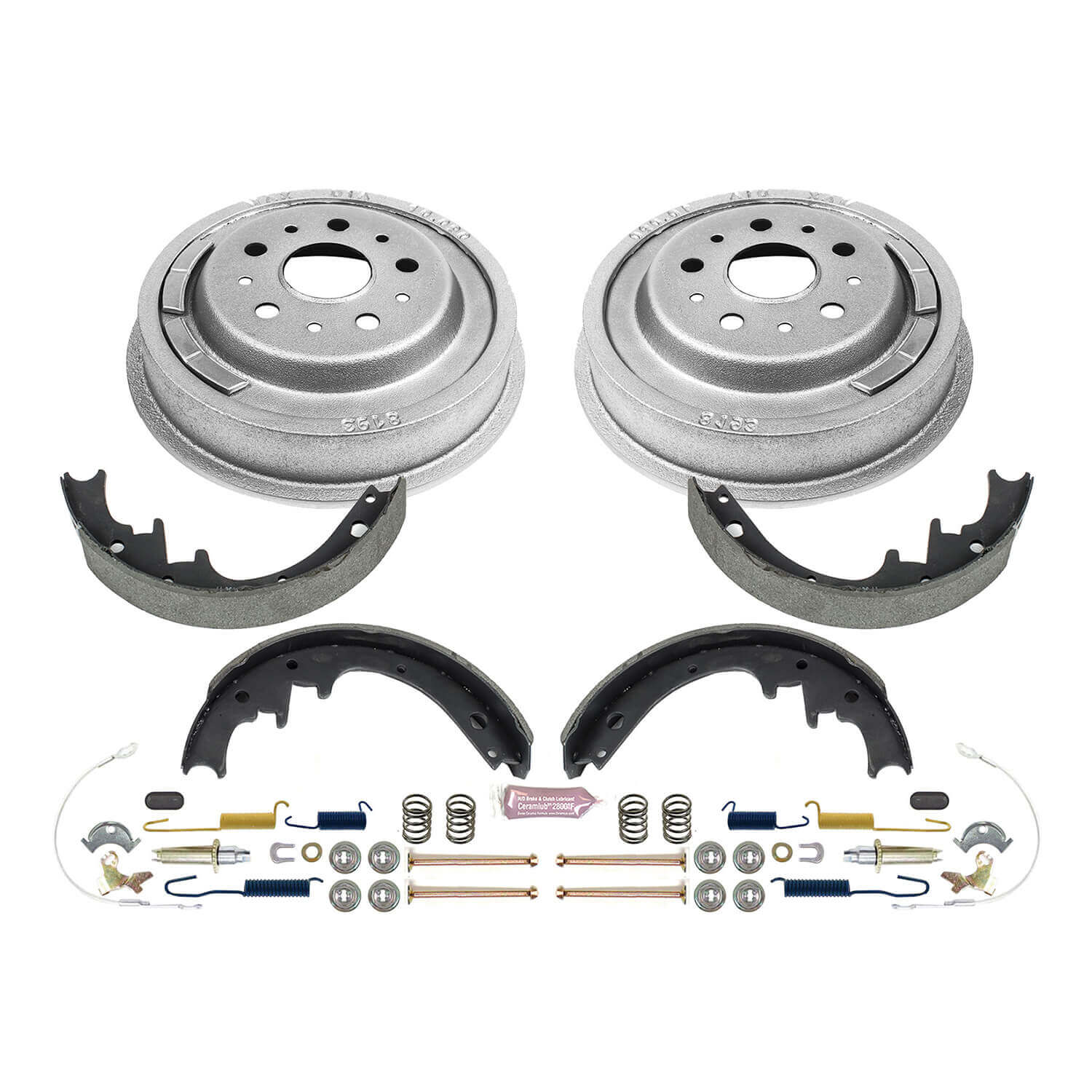 Power Stop KOE15268DK 1-Click Daily Driver Rear Drum And Shoe Kit for 1962-1971 Ford Fairlane product image